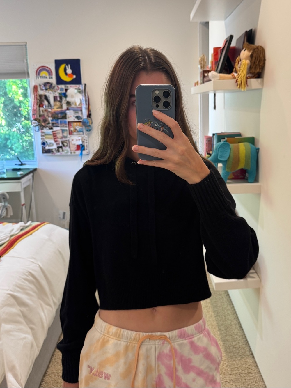 Everlane 100% Cashmere Cropped Hoodie - Picture 5 of 6